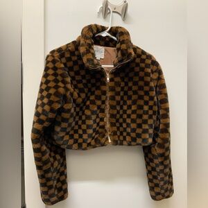 Le Lis Cropped Fur Jacket